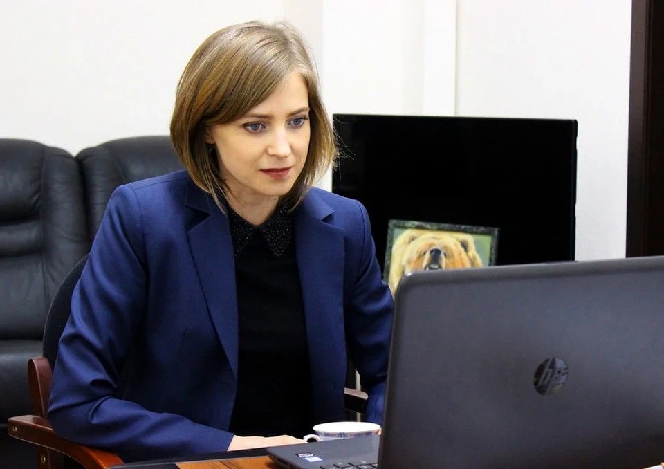 В третью годовщину "Крымской весны" Наталья Поклонская связалась с корреспондентами "КП - Крым" по Skype.