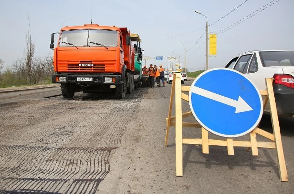 Ремонт дорог уже начался.