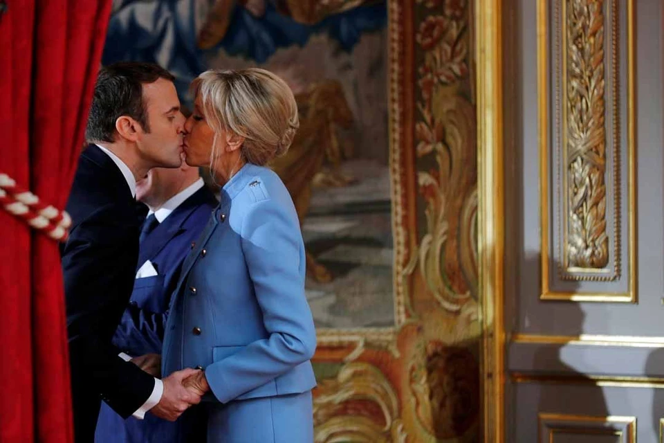 Супруга нового президента Франции Эммануэль Макрона старше его на 24 года