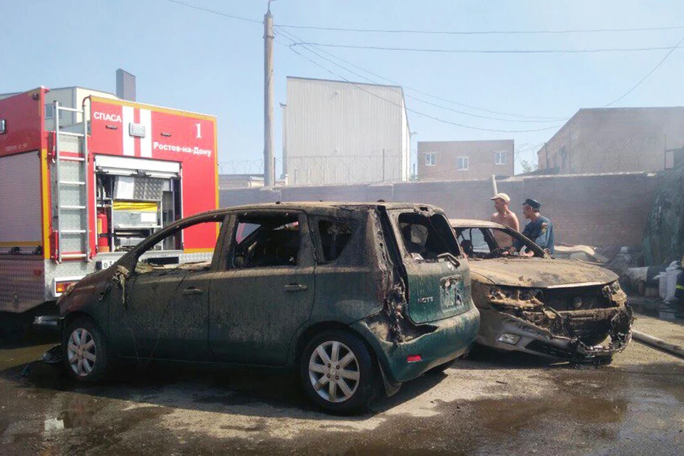 Фото с места ЧП из группы ВК "Мобильный репортер | Ростов-на-Дону".