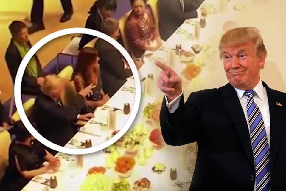 Журналисты разглядели на видеозаписи обеда G20 "тайные знаки" Трампа