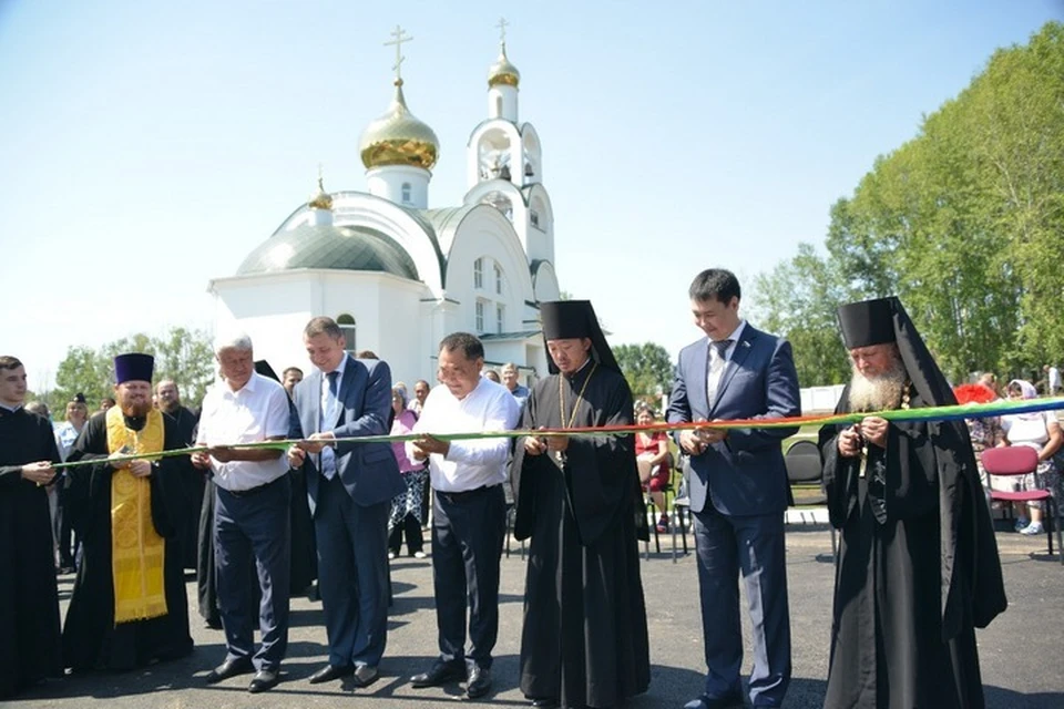 В Туве в День крещения Руси освятили новый православный храм. Фото: официальный сайт правительства Республики Тыва