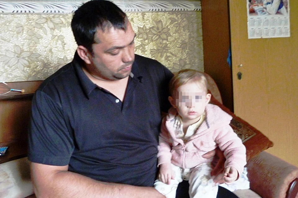 Александр Колесников со своей дочкой Дашей
