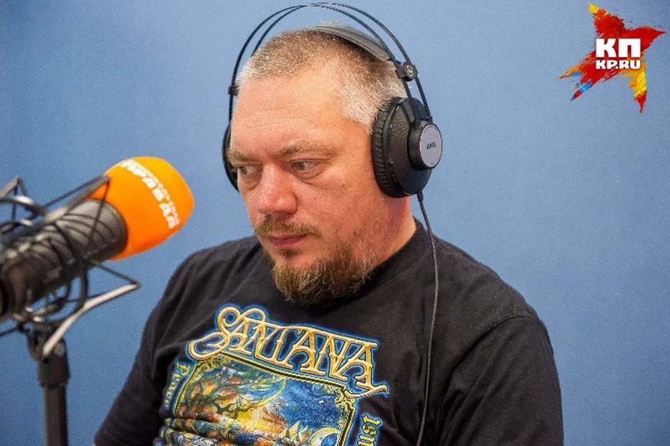 Писатель Герман Садулаев в студии радио "Комсомольская Правда в Санкт-Петербурге".