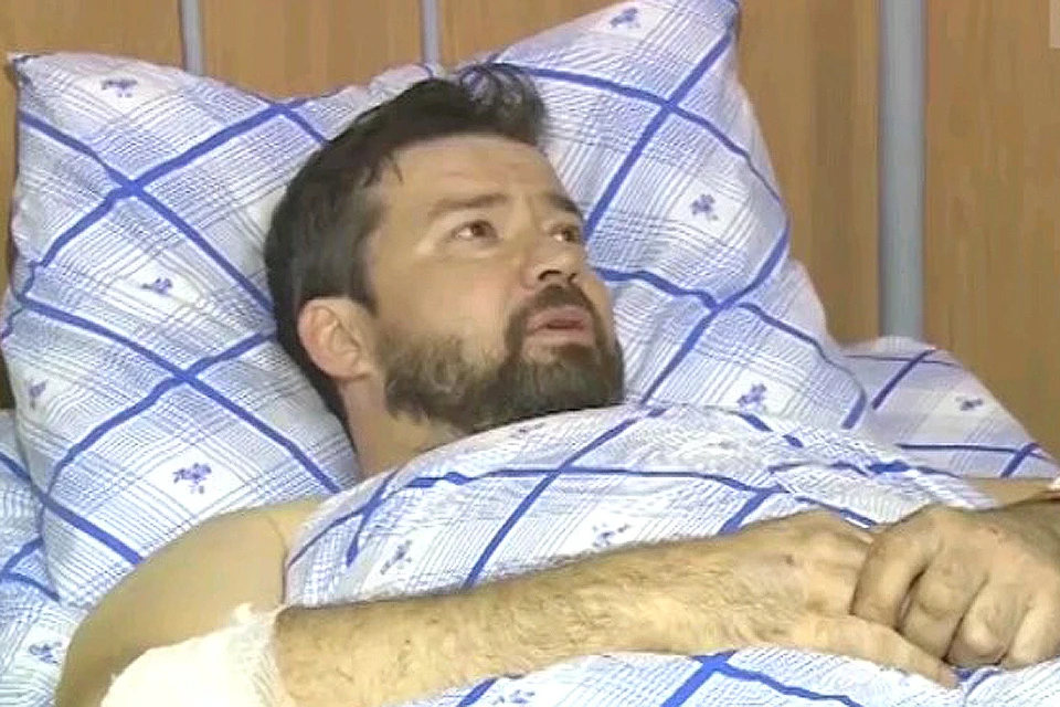 Оператор НТВ Тимур Воронов, раненный в Сирии.