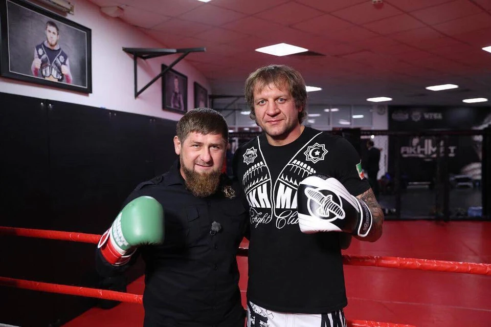 Александр Емельяненко и Рамзан Кадыров. Фото: Instagram Александра Емельяненко.