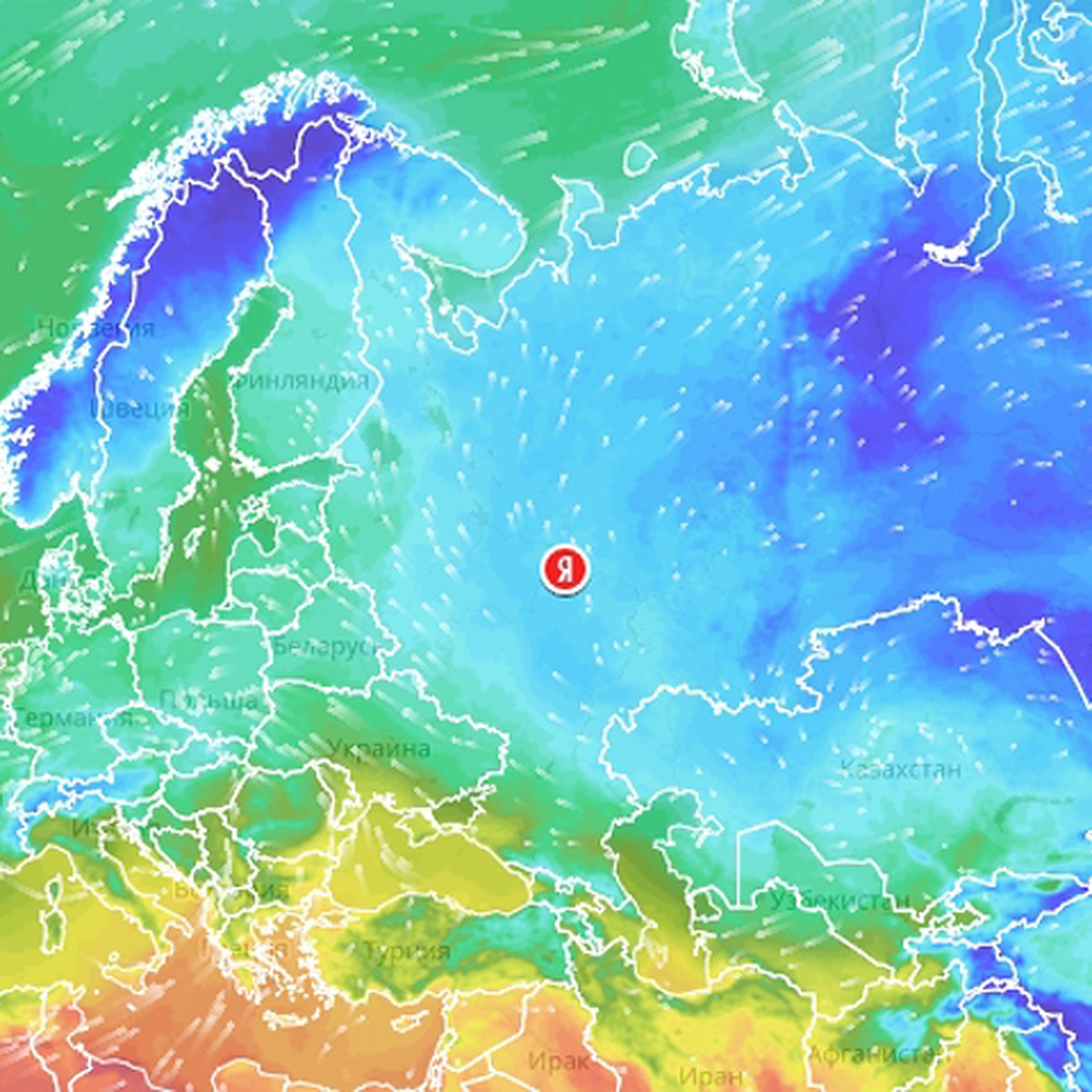 Погода в кстово карта осадков