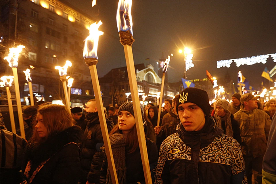 В первый день Нового года, совпадающий как ни грустно, с днем рождения Степана Бандеры, в столице Украины пройдет факельное шествие