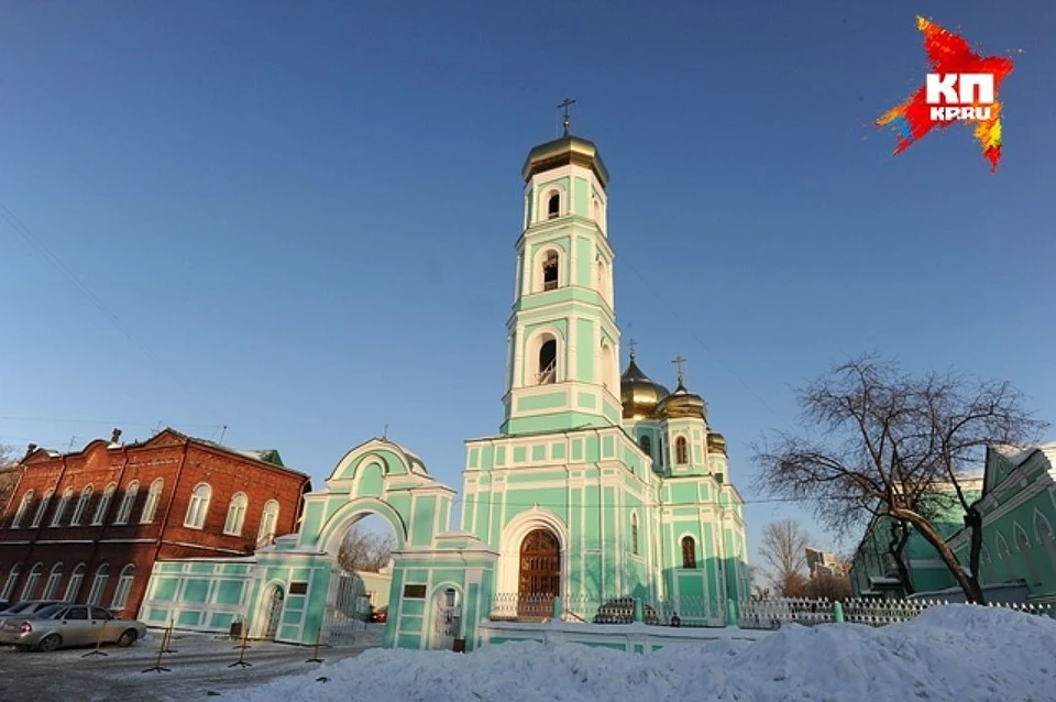 Храм Святой Троицы зимой Пермь