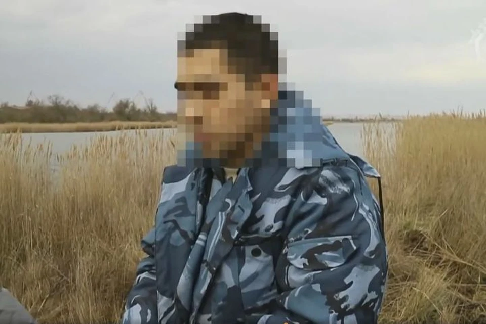 Обвиняемый. Фото: кадр оперативного видео Следкома РФ