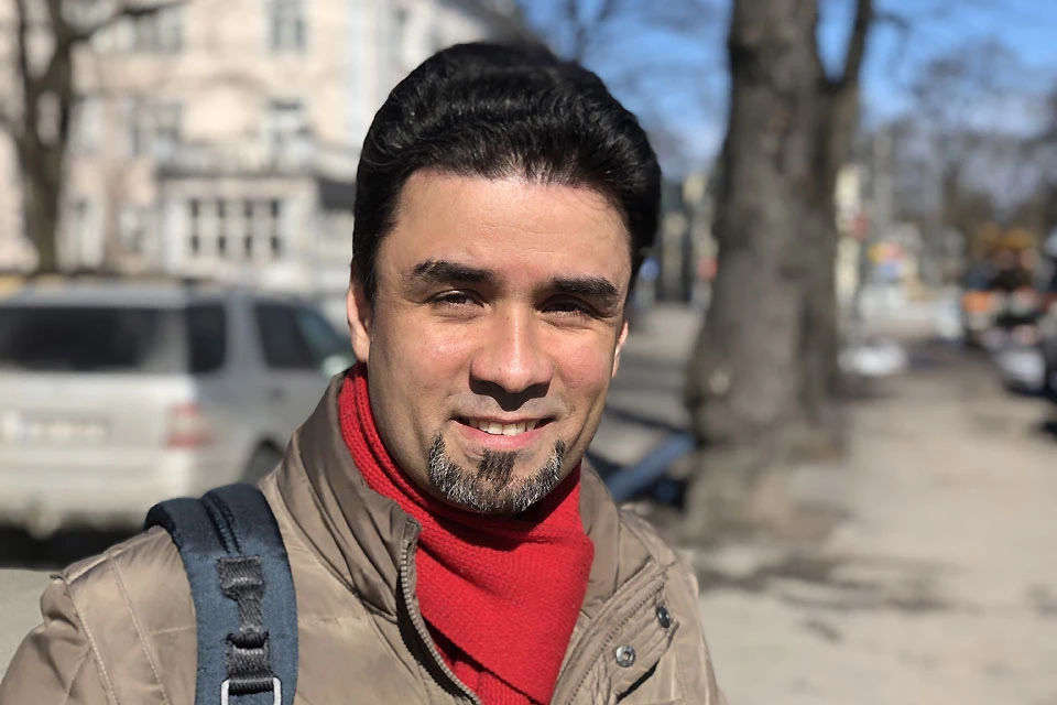 Комментатор Первого канала российского телевидения Александр Гришин.