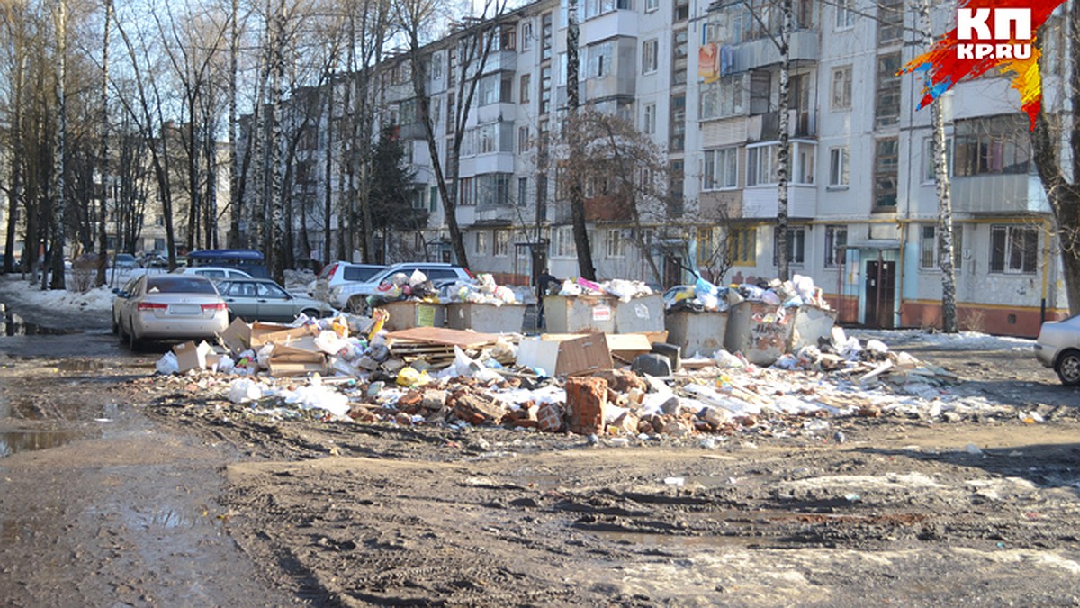 Жители Советского района Брянска жалуются на горы мусора во дворах - KP.RU