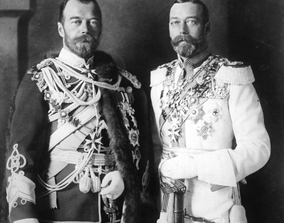 Двоюродные братья - король Георг V и император Николай II. Фото: en.wikipedia.org