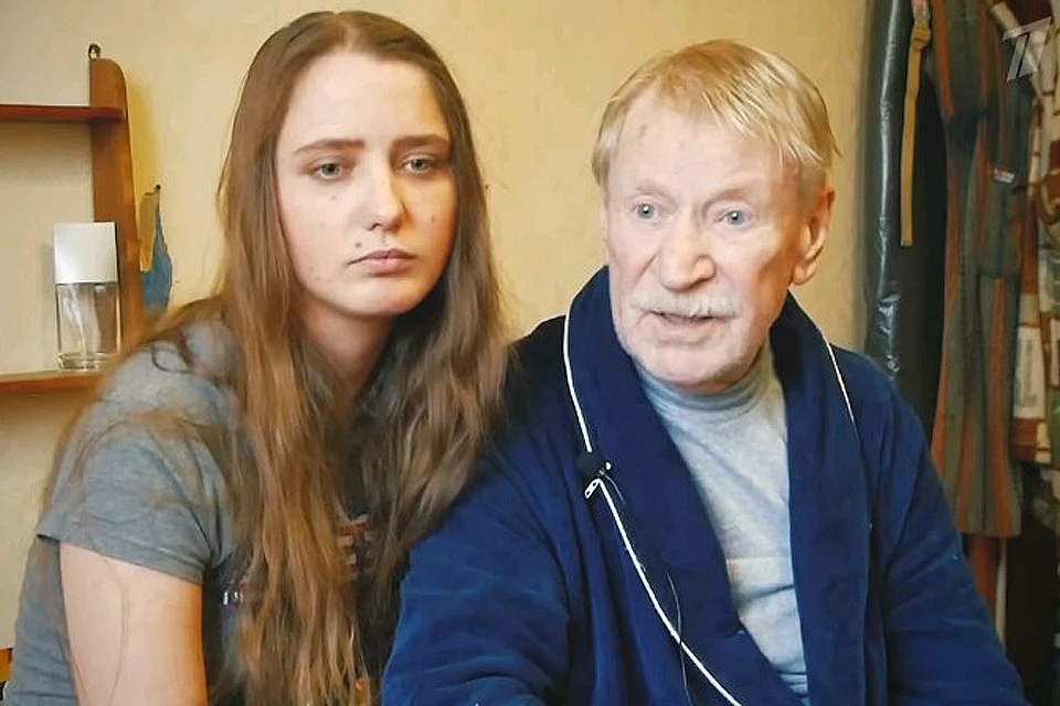 Иван Краско с супругой Натальей в передаче Первого канала.