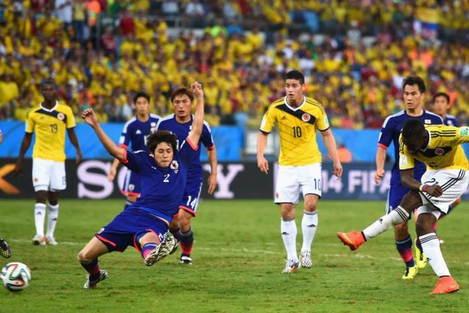 Сборные Колумбии и Японии встречались на прошлом Чемпионате мира. Тогда сильнее оказались колумбийцы - 41.