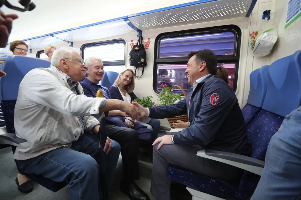 Андрей Воробьёв и Сергей Собянин договорились о бесплатном проезде областных и столичных пенсионеров на электричках.