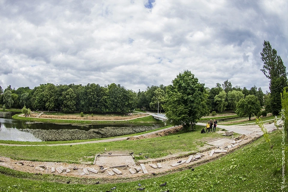 Парк 1100 летия смоленска фото