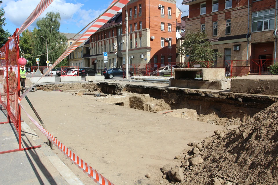 Перерытая улица Володарского