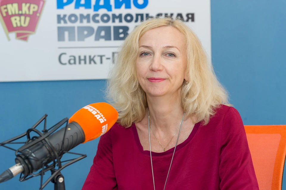 Ирина Шикалович в студии радио «Комсомольская Правда в Петербурге»