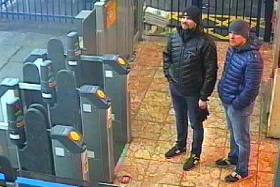 Россияне Алексей Петров и Руслан Боширов, объявленные в Британии отравителями Скрипалей.