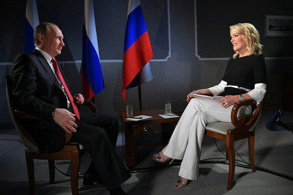Журналистка NBC в 2017 году взяла интервью у президента РФ Владимира Путина. Фото: Алексей Дружинин/ТАСС