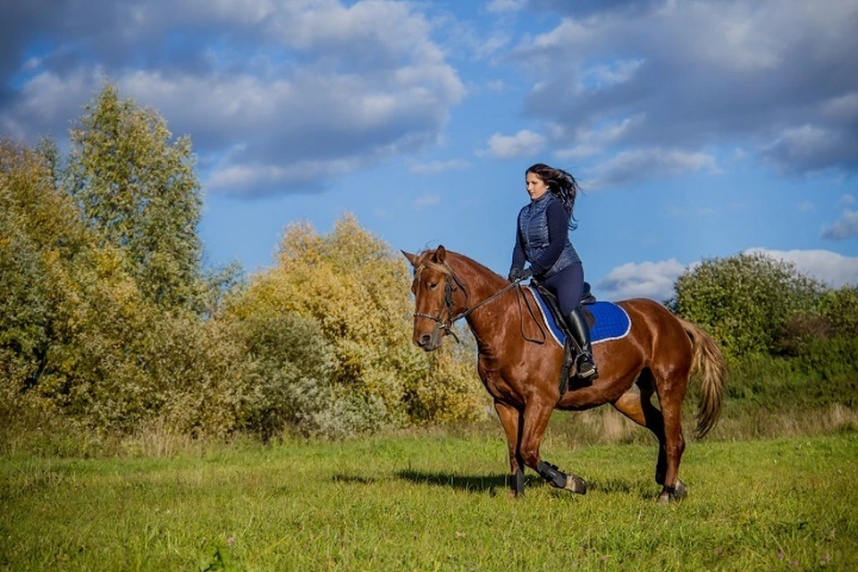 Вера Волкова воспитывает своих лошадей на принципах доверия, любви и поиска взаимопонимания. Фото Ольги Лобецкой.
