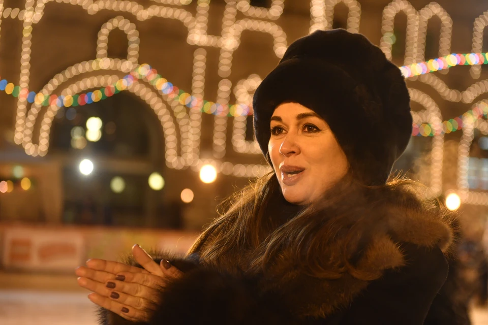 Анастасия Заворотнюк Новый год мы отметит на Пушкинской площади, где будут ледовые шоу