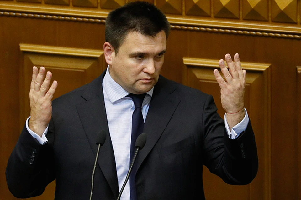 «Обилие идей», как всегда, оккупировало голову министра иностранных дел Украины Павло Климкина
