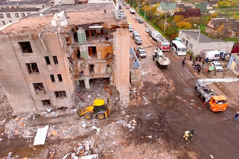 Нелегальный завод в Гатчине, где произошел взрыва.