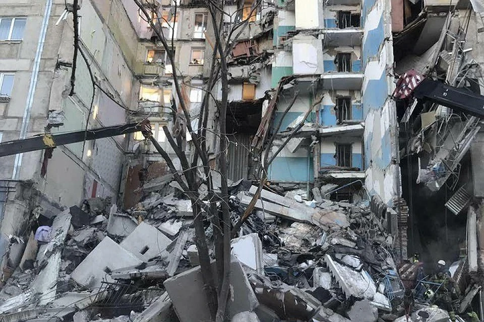 Дом обрушился посреди ночи. Фото: пресс-служба губернатора Челябинской области
