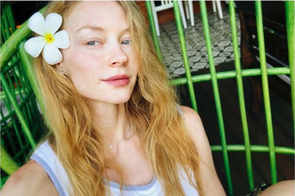Светлана Ходченкова на Бали фотографируется без макияжа. Фото: Инстаграм.