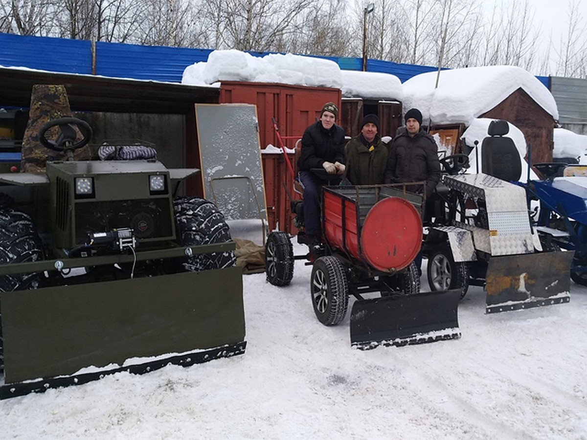 Нижегородский Кулибин» и его команда представили вездеход-болотоход - KP.RU