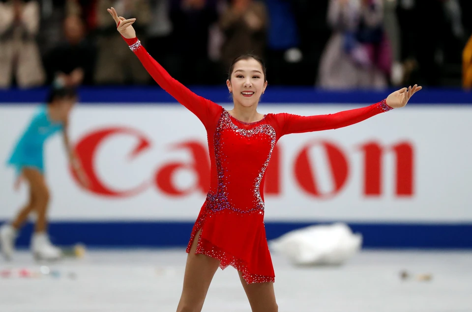 Элизабет Турсынбаева на чемпионате мира 2019.