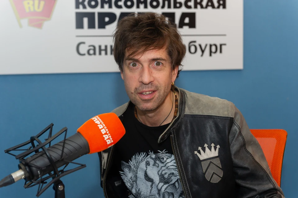 Макс Покровский в студии радио «Комсомольская Правда в Петербурге»