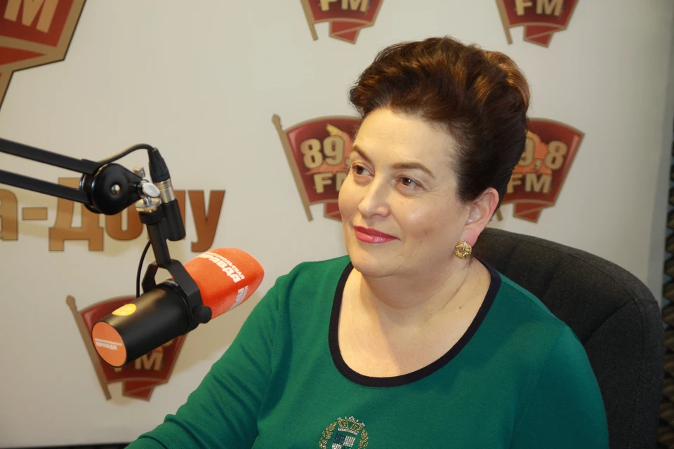 Министр здравоохранения Ростовской области Татьяна Быковская в студии радио «КП».