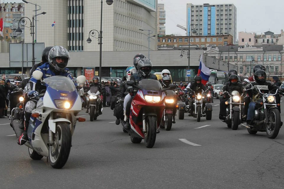 Приморские байкеры откроют сезон на главной площади Владивостока