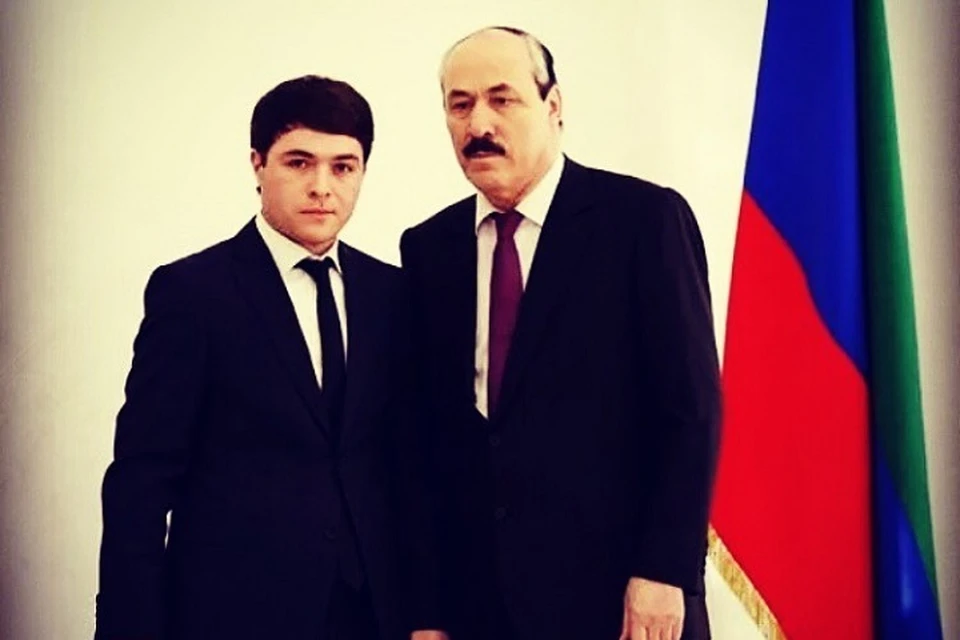 Гаджимагомед Омардибиров с бывшим главой Дагестана Рамзаном Абдулатиповым