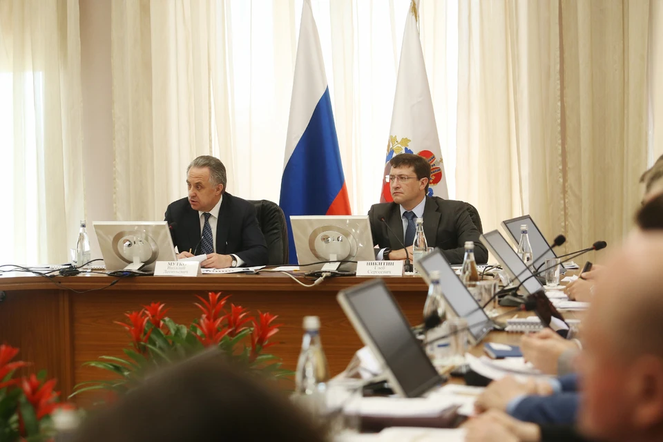 Виталий Мутко и Глеб Никитин обсудили реализацию национальных проектов в Нижегородской области