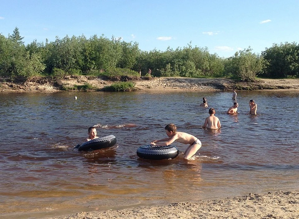 Купаемся на реке