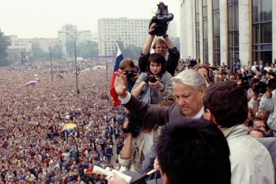 После событий августа 1991 года власть в стране фактически перешла под контроль команды Бориса Ельцина. Фото: Ельцин центр