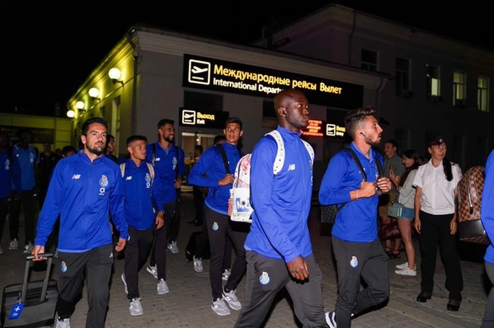 Футболисты "Порту" в Краснодаре Фото: twitter.com/FCPorto
