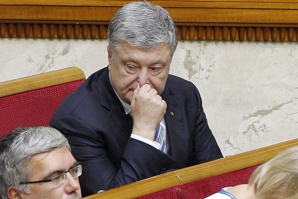 29 августа 2019 года. Петр Порошенко на первом заседании Верховной рады нового созыва.