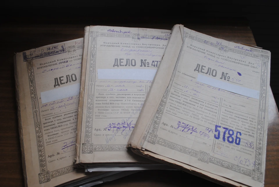 Три дела, которые сотрудники ФСБ достали из архива для журналистов.