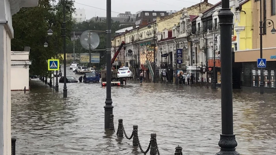 Тайфун "Линлин" повлиял на погоду во Владивостоке