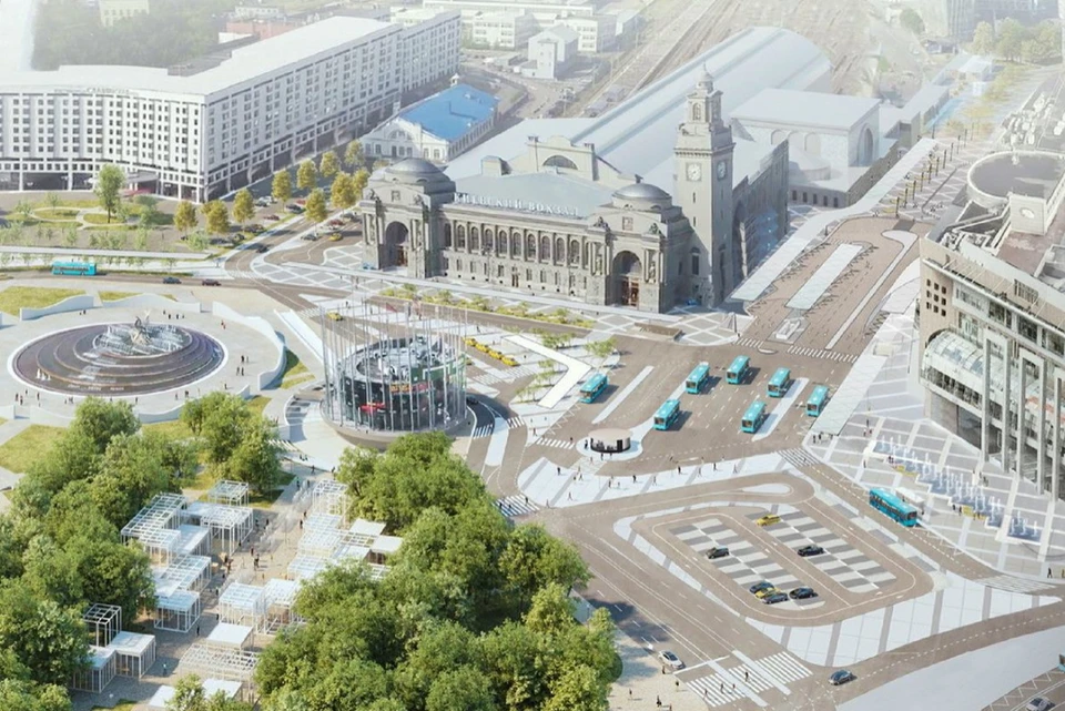 Завершается первый этап благоустройства Киевской площади. Фото: www.mos.ru