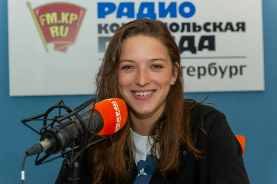 Снежана Прудько в студии радио «Комсомольская Правда в Петербурге»