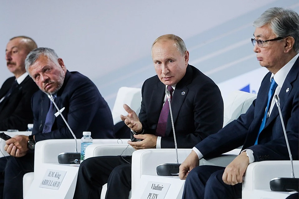 Путину напомнили, как год назад он сказал, что в случае ядерной агрессии «мы попадем в рай, а агрессоры просто сдохнут». Фото: Михаил Метцель/ТАСС