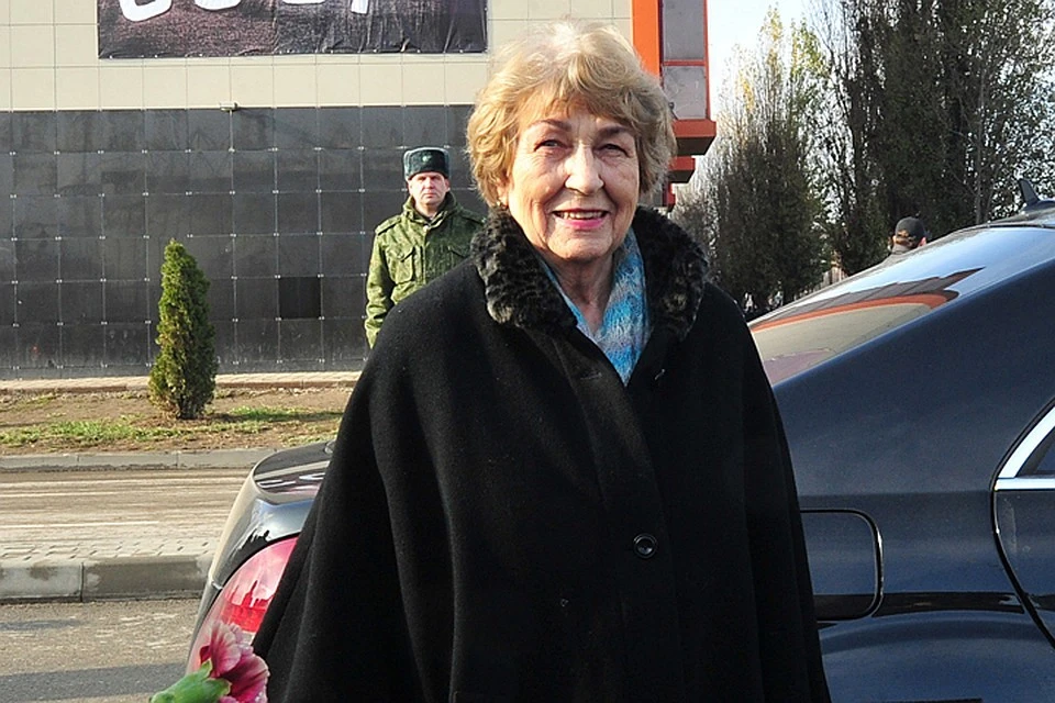 Вдова Льва Яшина Валентина Тимофеевна.