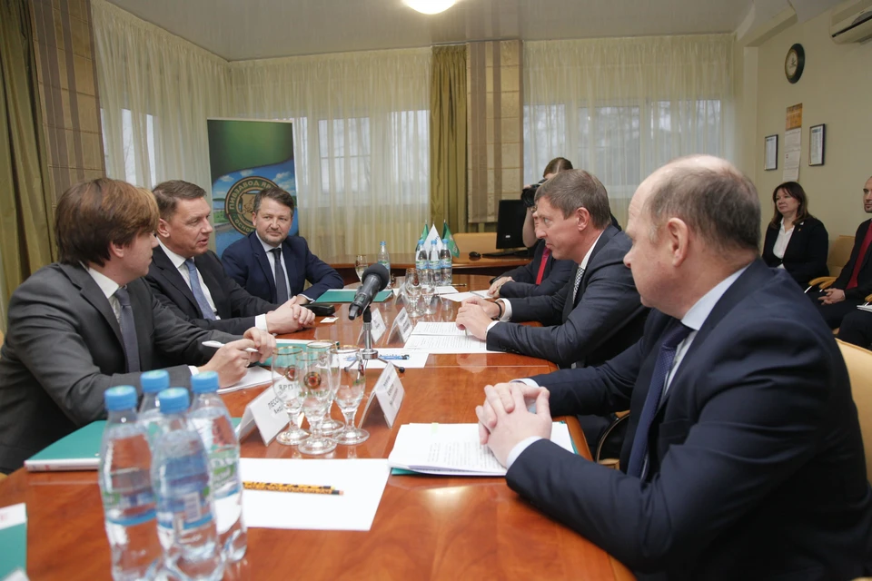 Председатель Правительства Дмитрий Степаненко провел переговоры с президентом компании «Балтика» Ларсом Леманном