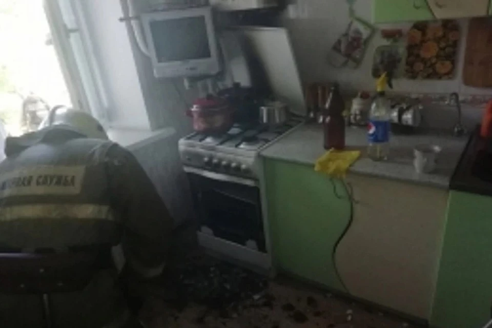 Двое пенсионеров незаметно сгорели в собственной квартире. ФОТО: ГУ МЧС по Курской области